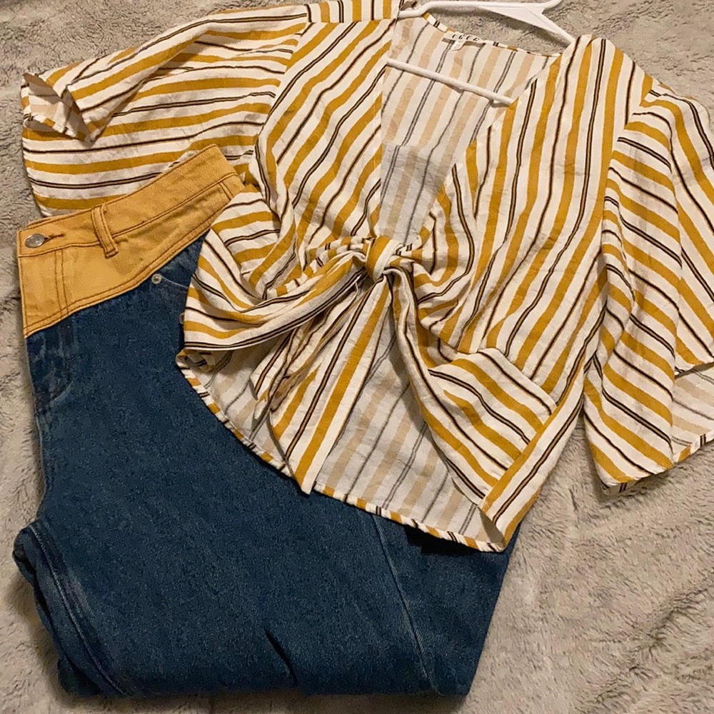 Stripe Crop Top